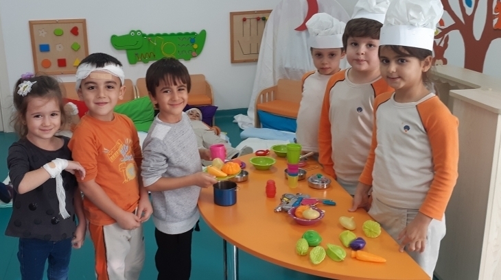Adana Okyanus Koleji Okul Öncesi Yıldızlar Grubu Drama Etkinliğinde