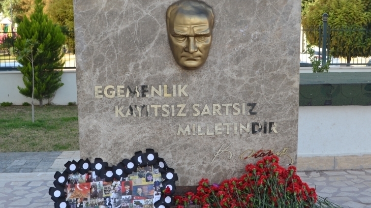 10 Kasım Atatürk'ü Anma Töreni Gerçekleştirildi