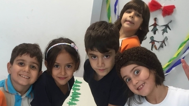Antalya Okyanus Koleji İlkokulu 1-A Sınıfı Öğrencileri Ritmik Sayma Yarışması Yaptı