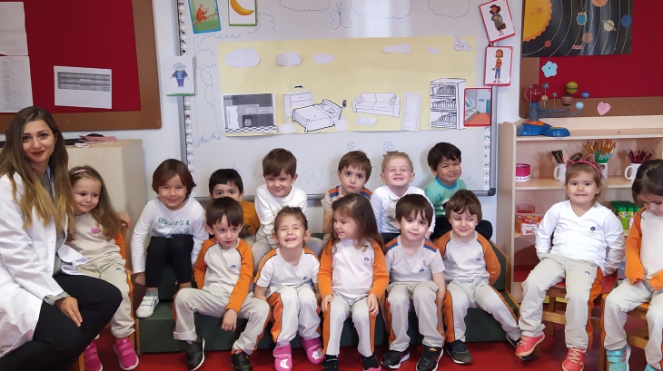 Ataşehir Okul Öncesi Çiçekler Grubu Fun With English Dersinde