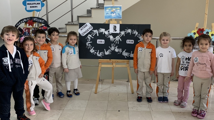 Avcılar Okyanus Koleji B Grubu Öğrencileri 10 Kasım Atatürk’ü Anma Töreni Etkinliğinde