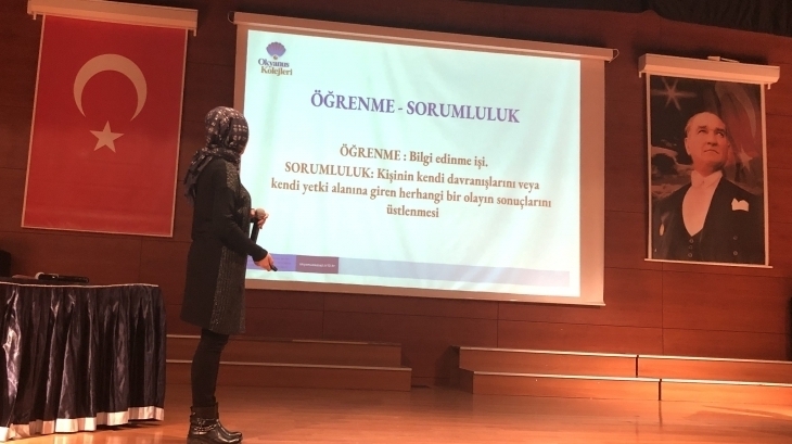 Avcılar Okyanus Koleji Ortaokul Şubesi Kişisel Gelişim Dersi Kapsamında"Sorumluluk''