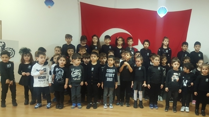 Bahçelievler Okyanus Koleji Okul  Öncesi Öğrencileri 10 Kasım’da Mustafa Kemal Atatürk’ü Saygı Ve Sevgi İle Andılar.
