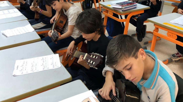 Bahçeşehir Okyanus Koleji Ortaokul Kademesi Gitar Yetenek Dersi