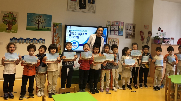 Beykent Okyanus Koleji Okul Öncesi Gökkuşağı   Grubu Toprak Projelerini  Tamamladı