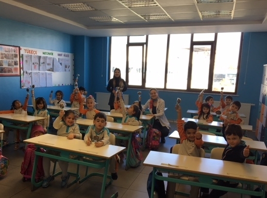 Beykent Okyanus Koleji Okul Öncesi Öğrencileri İlkokul Okuma-Yazmaya Hazırlık Dersinde