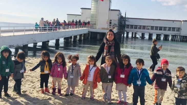 Beykent Okyanus Koleji Okul Öncesi  Öğrencileri Atatürk'ü Anma haftasında "Florya Atatürk Köşkü"nü ziyaret ettiler.
