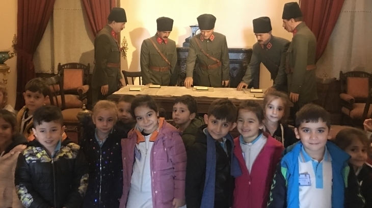 Bornova Okyanus Koleji Okul Öncesi Grubu Öğrencileri Alsancak Atatürk Müzesi'nde