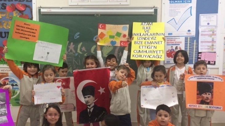 2. Sınıflar ''Atatürk Şu AnKarşında Olsa, Ne Söylemek İsterdin?''Adlı Etkinlikte