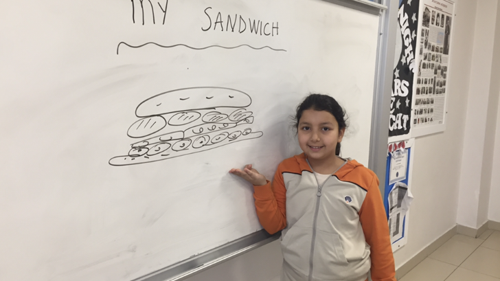 Eryaman Okyanus Koleji İlkokul Kademesi 3. Sınıf Öğrencileri Main Course Dersinde “Imaginary Sandwich Game” Oynuyor