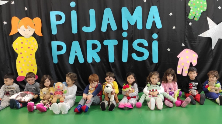Eryaman Okyanus Koleji Okul Öncesi Kademesi Öğrencileri Pijama Partisi Yaptılar