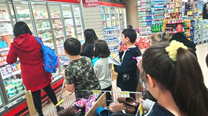Ortaokul 5. Sınıf Öğrencilerimiz Market Alışverişine Gittiler