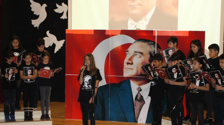 Eryaman Okyanus Koleji Ulu Önder Mustafa Kemal ATATÜRK'ü andı.