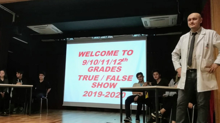 Fatih Okyanus Koleji Anadolu Lisesinde "True False" Yarışması