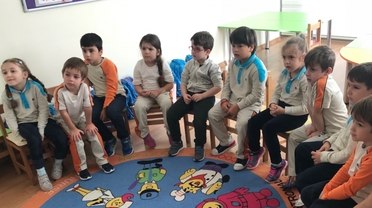 Fatih Okyanus Koleji Okul Öncesi Yıldızlar Grubu Kızılay Haftasını İşliyor
