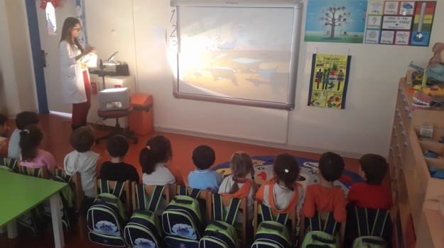 Güneşli Okyanus Koleji Okul Öncesi Yıldızlar Grubu Türkçe Dil Etkinliğinde