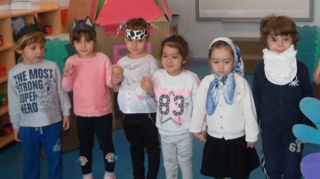 Halkalı Okul Öncesi Yunuslar Grubu Türkçe Dil Etkinliğinde