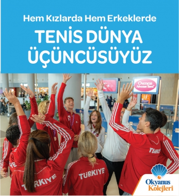 Hem Kızlarda Hem Erkeklerde Tenis Dünya Üçüncüsüyüz