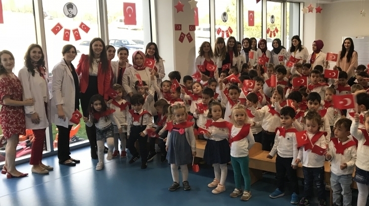 Okul Öncesi Öğrencileri Cumhuriyet Bayramını Coşkuyla Kutladı
