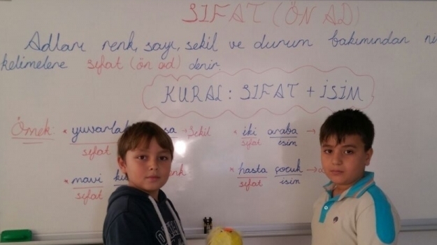 Özel Konyaaltı Okyanus Koleji 3-A Sınıfı Türkçe Dersinde "Sıfat (Ön Ad)" Konusunu İşledi
