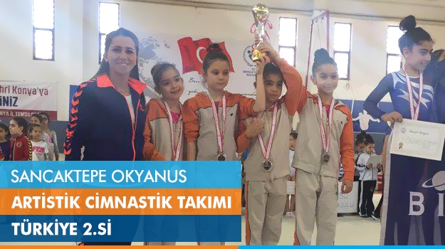 Artistik Cimnastik Minik Kızlar A Takımı Türkiye 2 'ncisi Oldu