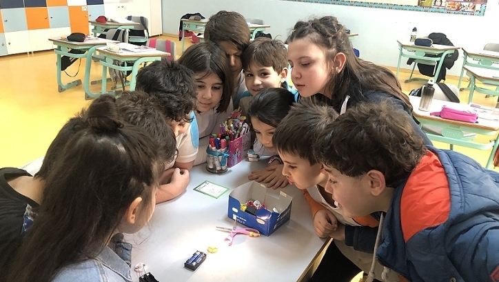 Bahçeşehir Üstün Zekâlılar ve Yetenekliler İlkokulu 3-F SınıfıÖğrencileri “Elektrik Devresi” Etkinliğinde.