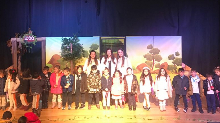 Bayrampaşa Okyanus Koleji Okul Öncesi Öğrencileri İngilizce Tiyatro Gösterisinde