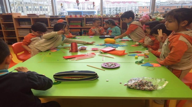 Beykent Okyanus Koleji Okul öncesi Balıklar Sınıfı Türkçe Dil Etkinliğinde