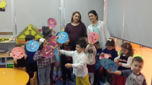 Beykent Okyanus Koleji Okul Öncesi Çiçekler Grubu Öğrencileri aile Katılımı Etkinliğinde