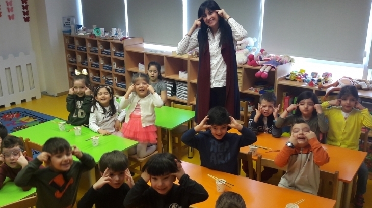 Beykent Okyanus Koleji Okul Öncesi Gökkuşağı Grubu Öğrencileri Aile Katılım Etkinliğinde