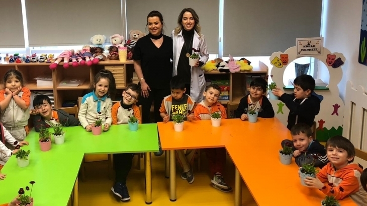 Beykent Okyanus Koleji Okul Öncesi Gökkuşağı Grubu Öğrencileri Aile Katılım Etkinliğinde