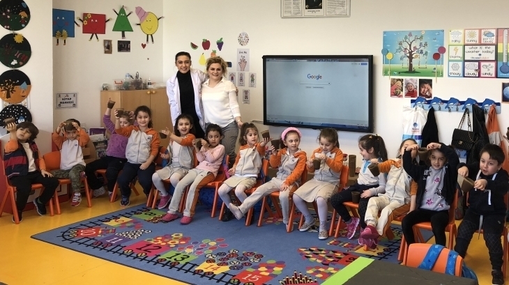 Beykent Okyanus Koleji Okul Öncesi Gökkuşağı  Grubu Aile Katılım Etkinliğinde
