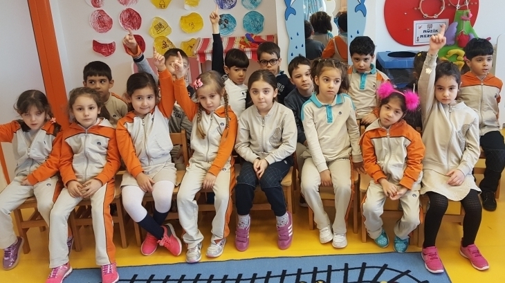 Beykent Okyanus Koleji Okul Öncesi Güneş  Grubu Öğrencileri Türkçe Dil  Etkinliğinde