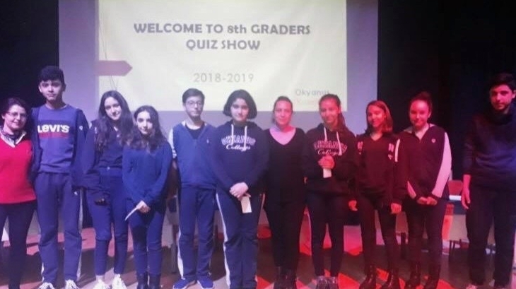 Beylikdüzü Okyanus Ortaokulu 8. Sınıflar Arası Quiz Show (İngilizce Bilgi Yarışması)