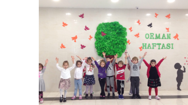 İncek Kampüsü Okul Öncesi Yıldızlar Grubu Orman Haftasını Kutladılar