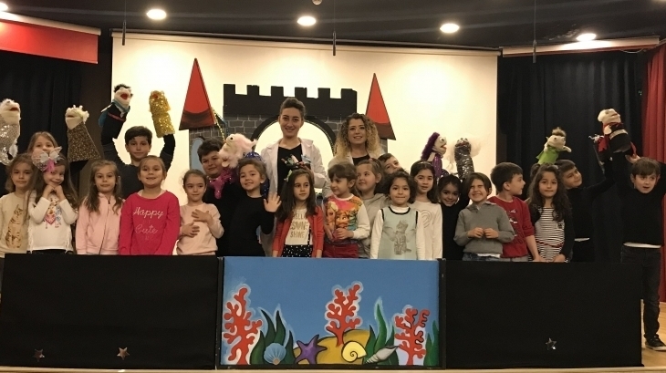 Mavişehir Okyanus Koleji Okul Öncesi Öğrencileri Kukla Tiyatrosu İzledi