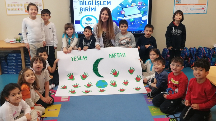Mavişehir Okyanus Koleji Okul Öncesi Öğrencileri   Bütünleştirilmiş grup çalışması Etkinliğinde