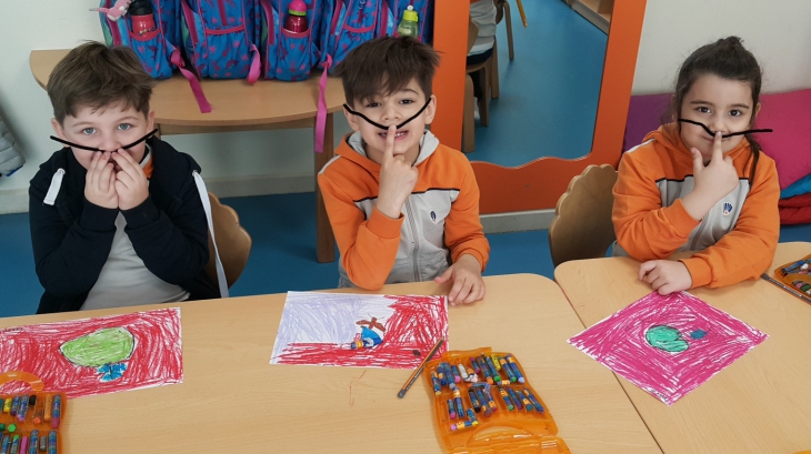 Mavişehir Okyanus Koleji Okul Öncesi Yıldızlar Grubu Proje Dersinde