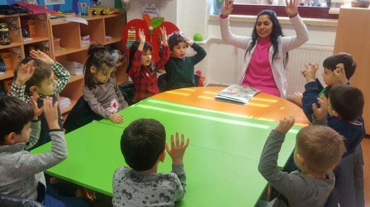 Okul Öncesi Mercan Grubu Türkçe Dil Etkinliği Dersinde