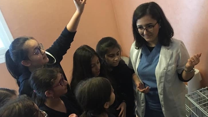 Ortaokul Kademesi "Gelecekte Bir Gün, Meslekte İlk Gün” Projesi Veterinerlik Meslek Ziyareti