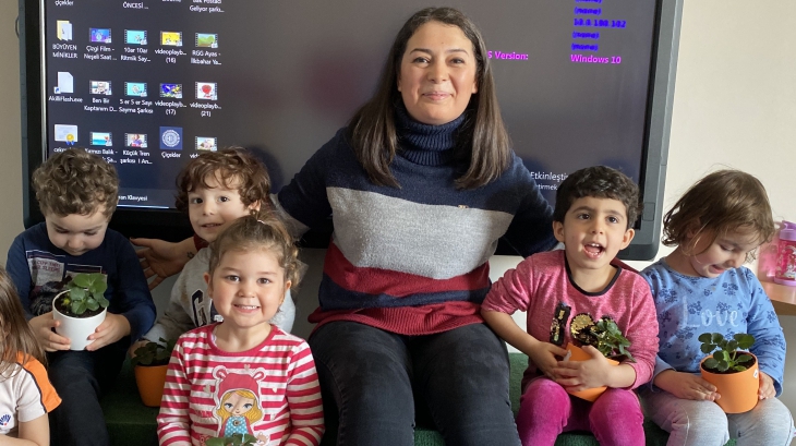 Özel Çekmeköy Okyanus Okul Öncesi Çiçekler Grubu Aile Katılım Etkinliğinde