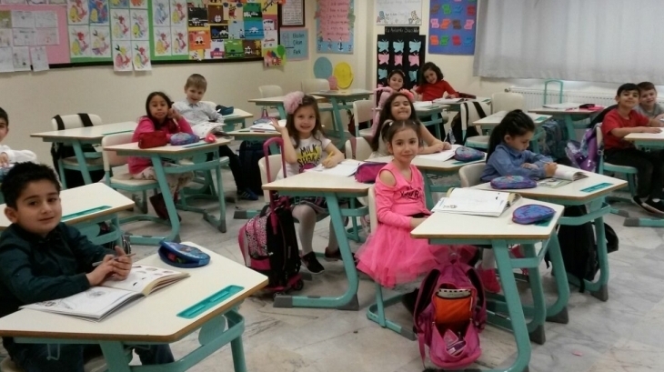 Sancaktepe Okyanus Koleji Okul Öncesi Yıldızlar Grubu Öğrencileri İlkokul Okuma Yazmaya Hazırlık Dersinde