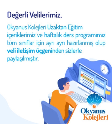 Uzaktan Eğitim İçeriklerimiz Veli İletişim Üçgeninden Sizlerle Paylaşılmıştır