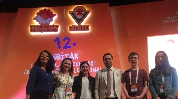 Ankara İncek Okyanus Ortaokulu 12.Tübitak Proje Yarışması Finallerinde