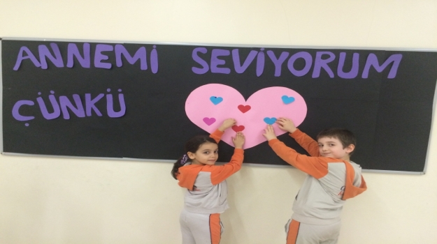 Ataşehir Okyanus 1.Sınıf Öğrencilerinden Annelerine Mesaj