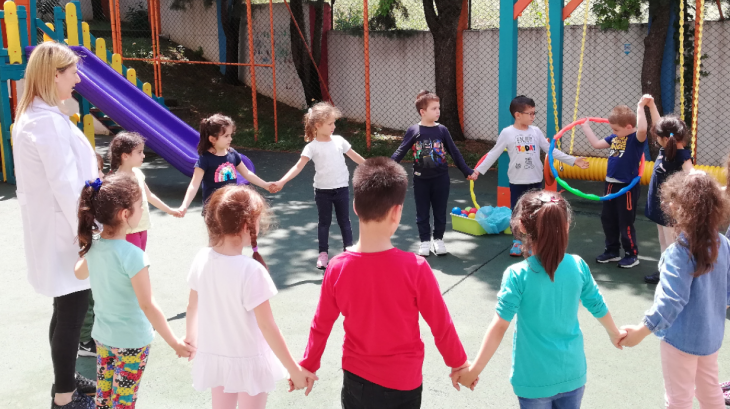 Ataşehir Okyanus Koleji Okul Öncesi Gökkuşağı Grubu Öğrencileri Okulum Dışarıda Etkinliğinde
