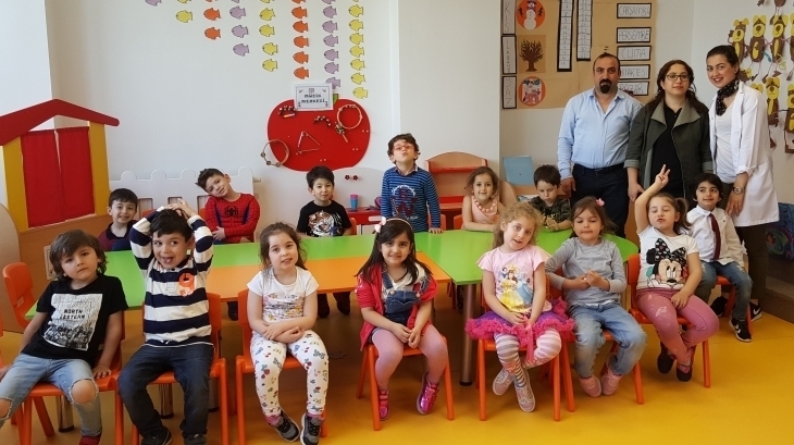 Beykent Okyanus Koleji Okul Öncesi Balıklar Grubu Öğrencileri Aile Katılımı Etkinliğinde
