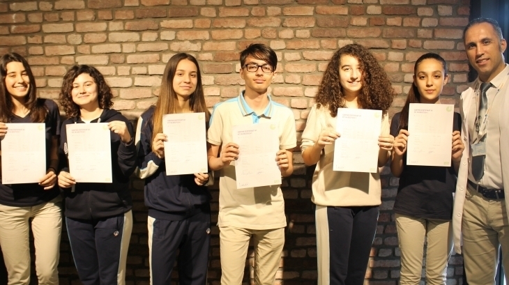 Bornova Okyanus Anadolu Lisesi Almanca Sertifika Sınavında