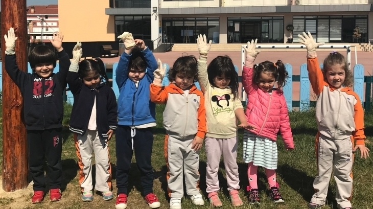 Çekmeköy Okyanus Koleji, Okul Öncesi  Çiçekler Grubu Türkçe Etkinliğinde