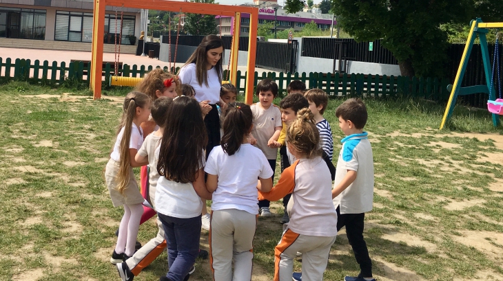 Çekmeköy Okyanus Koleji, Okul Öncesi Gökkuşağı Grubu Serbest Oyun Etkinliğinde